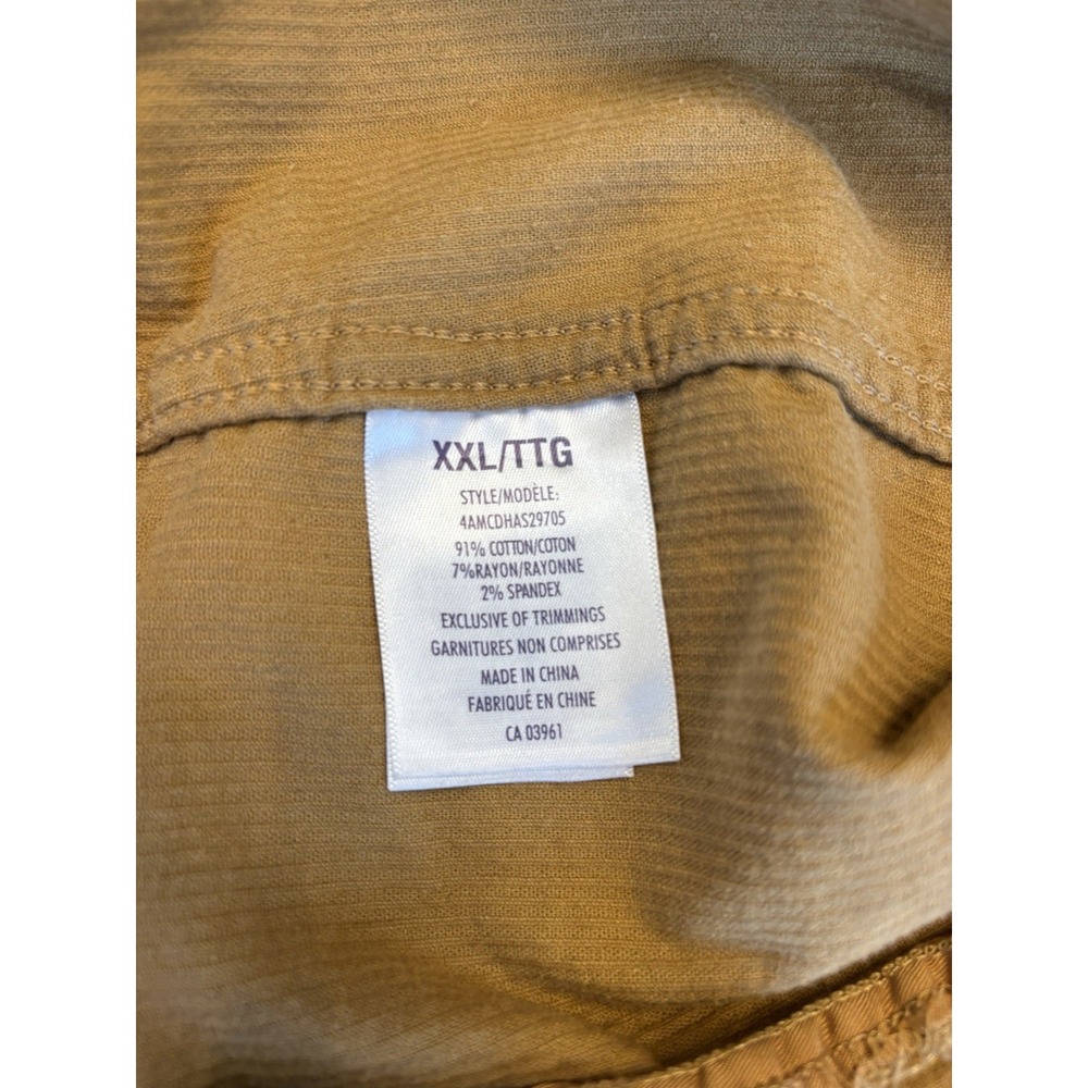Denver Hayes Blue Jean Jacket‎ Wide Wale Corduroy Camel Colored Men's Size XXL - Picture 6 of 10